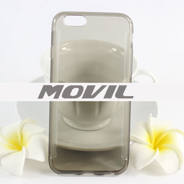 NP-1873 Transparente tpu funda para iPhone  6-0